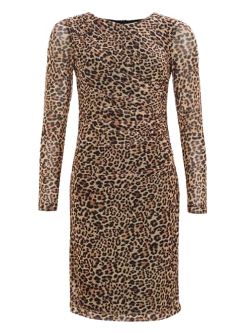 SWING Jurk beige/bruin