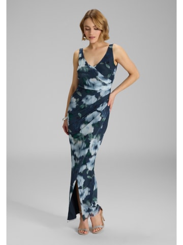 SWING Jurk donkerblauw/meerkleurig