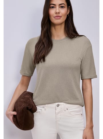 Street One Gebreid shirt beige