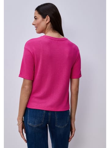 Street One Gebreid shirt roze