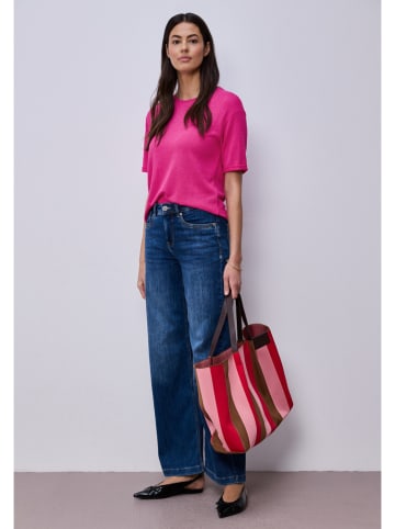 Street One Gebreid shirt roze