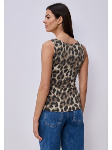 Street One Top in Taupe/ Schwarz