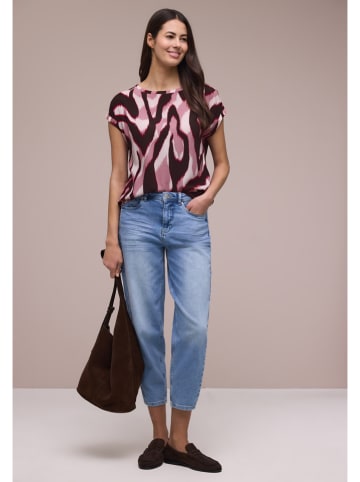 Street One Shirt bordeaux/lichtroze