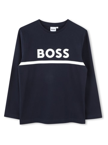 Hugo Boss Kids Longsleeve donkerblauw