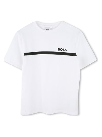 Hugo Boss Kids Koszulka w kolorze białym