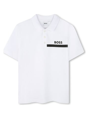 Hugo Boss Kids Poloshirt in Weiß