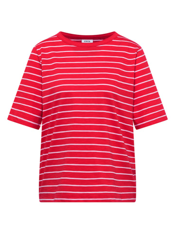 Cecil Shirt in Rot/ Weiß