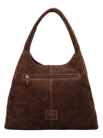 Charm Leren schoudertas "Sevilla" bruin - (B)39 x (H)34 x (D)14 cm