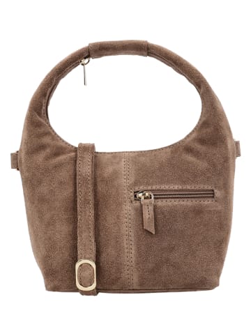 Charm Leren handtas "Sevilla" lichtbruin - (B)24,5 x (H)27 x (D)9 cm