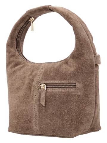 Charm Leren handtas "Sevilla" lichtbruin - (B)24,5 x (H)27 x (D)9 cm