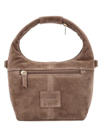 Charm Leren handtas "Sevilla" lichtbruin - (B)24,5 x (H)27 x (D)9 cm