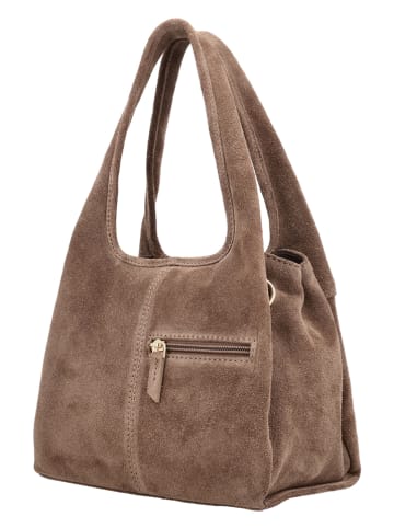 Charm Leren handtas "Sevilla" lichtbruin - (B)22,5 x (H)35 x (D)14 cm