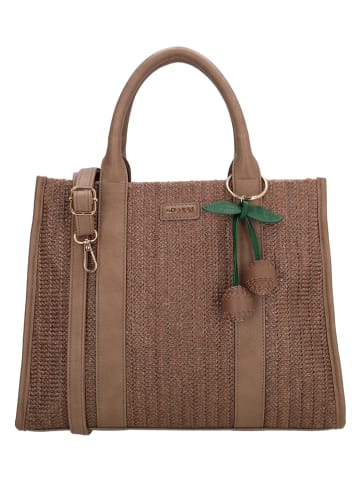 Charm Handtas "Bermondsey" lichtbruin - (B)35 x (H)27,5 x (D)12 cm