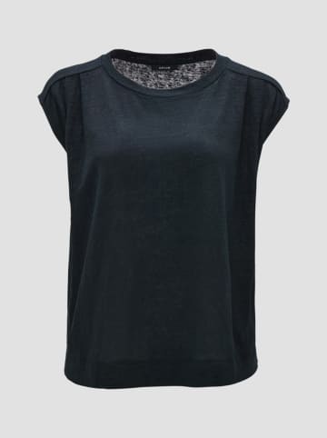 OPUS Linnen shirt zwart