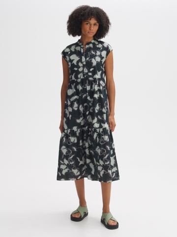 OPUS Kleid in Dunkelblau/ Türkis