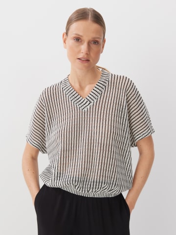 Someday Blouse wit/zwart