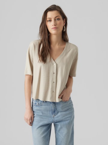 Vero Moda Shirt zandkleurig