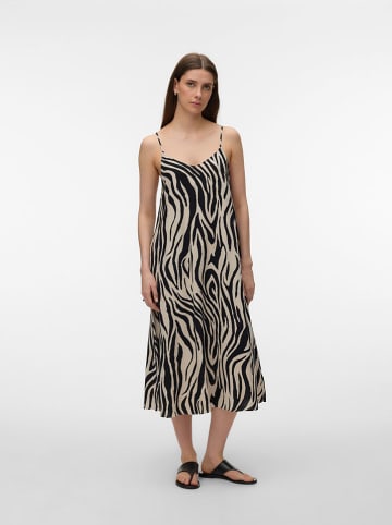 Vero Moda Kleid in Beige/ Schwarz