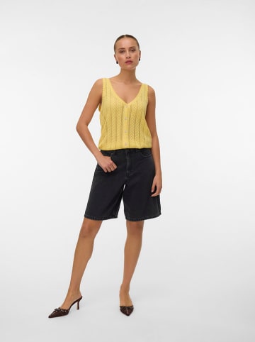 Vero Moda Gebreide top geel