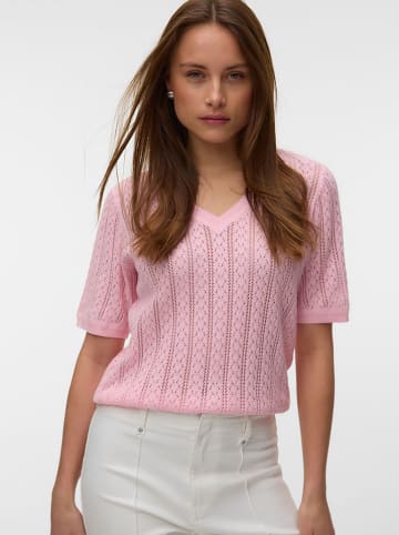 Vero Moda Sweter w kolorze jasnoróżowym