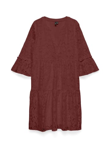 Vero Moda Kleid in Bordeaux