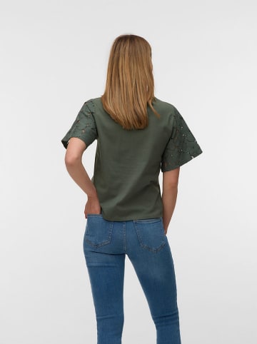Vero Moda Bluse in Dunkelgrün