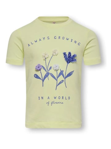 KIDS ONLY Shirt "Bloom" in Gelb