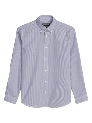 Marc O'Polo Blouse blauw/wit