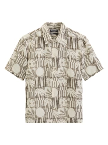 Marc O'Polo Leinen-Hemd in Taupe/ Beige