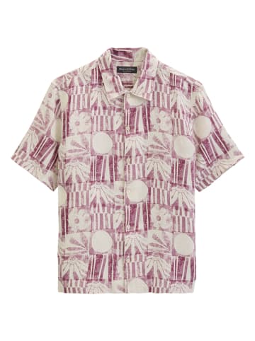 Marc O'Polo Linnen blouse lichtroze/beige