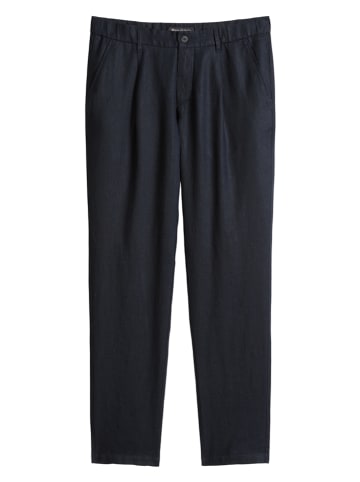 Marc O'Polo Leinen-Hose in Dunkelblau