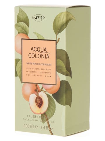 4711 White Peach & Coriander - eau de cologne, 100 ml