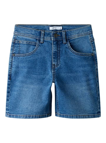name it Spijkershort "Ryan" blauw