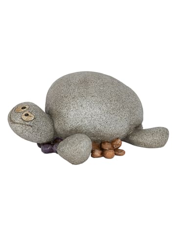 HGD Holz-Glas-Design Decoratief figuur "Schildpad" grijs - (B)30 x (H)13,5 x (D)25 cm