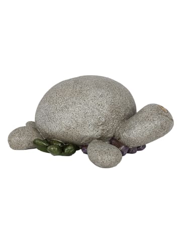 HGD Holz-Glas-Design Decoratief figuur "Schildpad" grijs - (B)30 x (H)13,5 x (D)25 cm