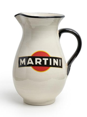 Really Nice Things Krug "Martini" in Weiß/ Schwarz - (H)24 cm