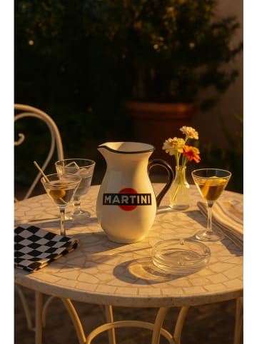 Really Nice Things Krug "Martini" in Weiß/ Schwarz - (H)24 cm