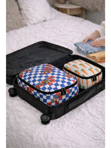 Really Nice Things 2-delige set: organizers "Cleo" oranje/blauw/rood