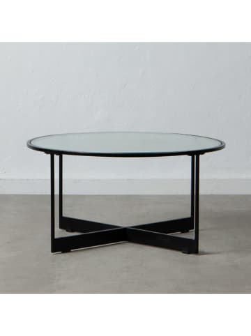Really Nice Things Salontafel transparant/zwart - (H)40 x Ø 70 cm