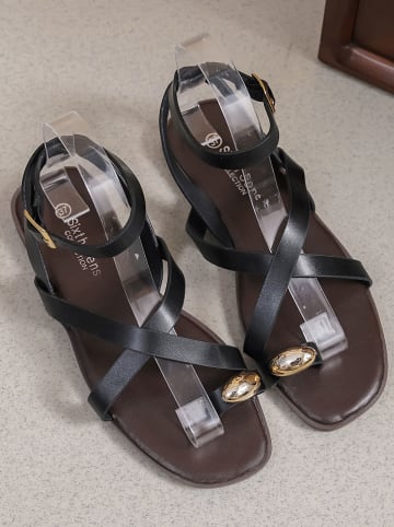 Sixth Sens Zehensandalen in Schwarz