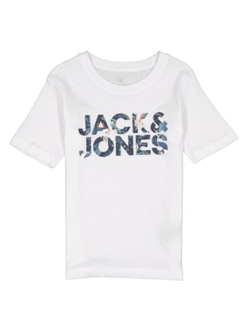 JACK & JONES Junior 2er-Set: Shirts "Bryan" in Weiß/ Dunkelblau