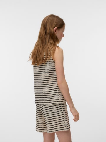 Vero Moda Girl Top "Ohia" in Beige/ Schwarz