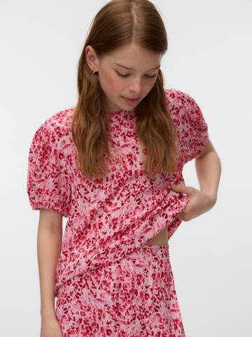 Vero Moda Girl Bluse "Menny" in Rosa/ Rot
