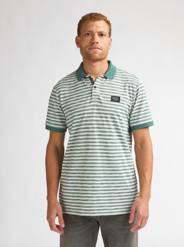 Petrol Industries Poloshirt crème/groen