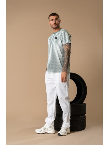 Petrol Industries Shirt in Creme/ Grün