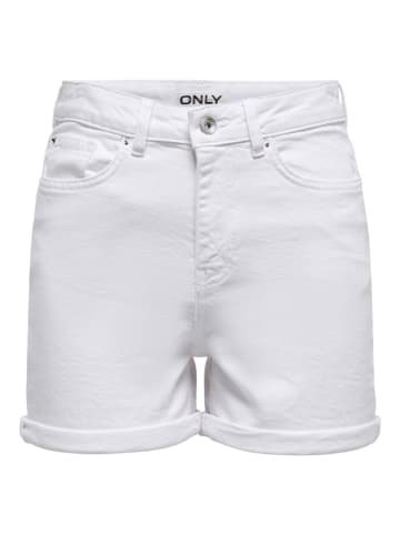 ONLY Jeans-Shorts in Weiß