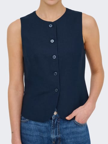 ONLY Gilet donkerblauw