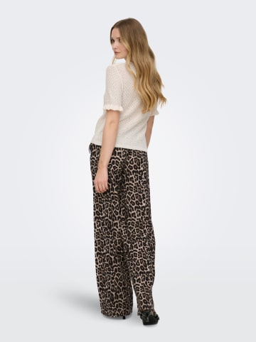 ONLY Broek beige/zwart