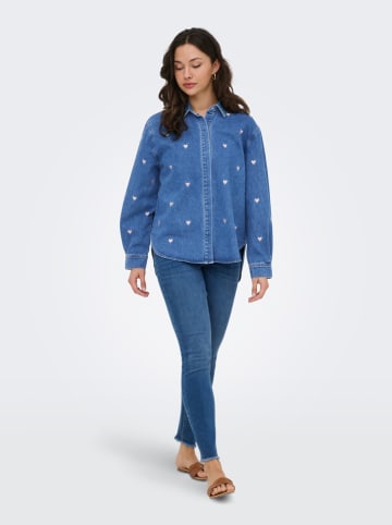 ONLY Jeans-Hemd in Blau