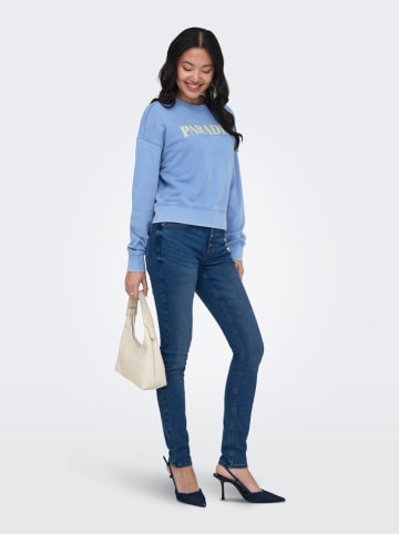 ONLY Sweatshirt in Hellblau